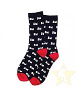 Skate Mental Block Pattern Socks