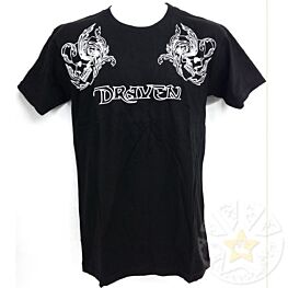 Draven Double Skull Black T-Shirt
