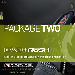 Firebird EVO2 Container + RUSH Reserve Gear Package